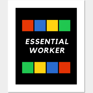 Essential worker Posters and Art